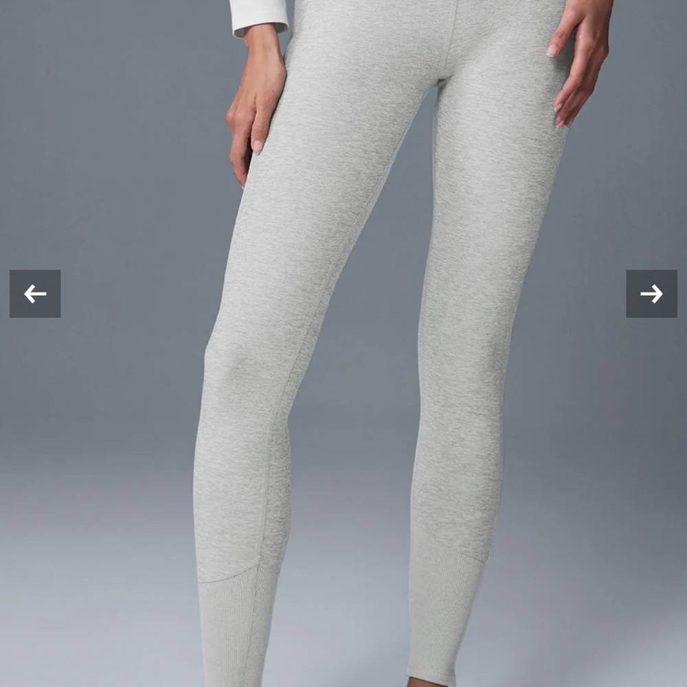 ALO Yoga alosoft grey leggings